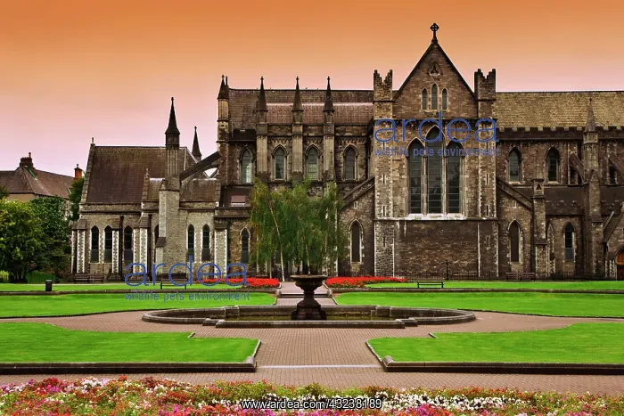 : Ireland, Dublin. View of St. Patrick's Cathedral : Ireland, Dublin. View of St. Patrick's Cathedral