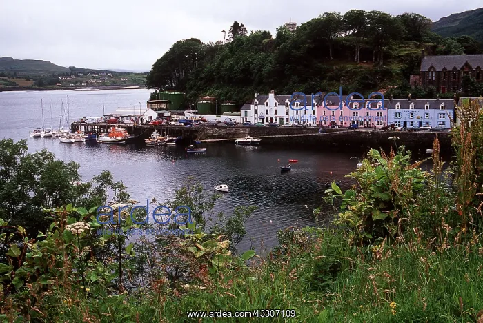 : ISLE OF SKYE - Portree Harbour : ISLE OF SKYE - Portree Harbour