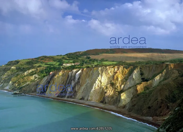 : ISLE OF WIGHT - Alum Bay, coloured sands : ISLE OF WIGHT - Alum Bay, coloured sands