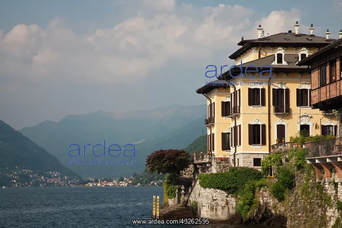 : Italy, Como Province, Como. Villa on the : Italy, Como Province, Como. Villa on the