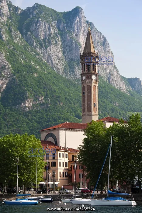 : Italy, Lecco Province, Lecco. Basilica San : Italy, Lecco Province, Lecco. Basilica San