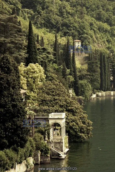 : Italy, Lecco Province, Varenna. Villa Monastero : Italy, Lecco Province, Varenna. Villa Monastero
