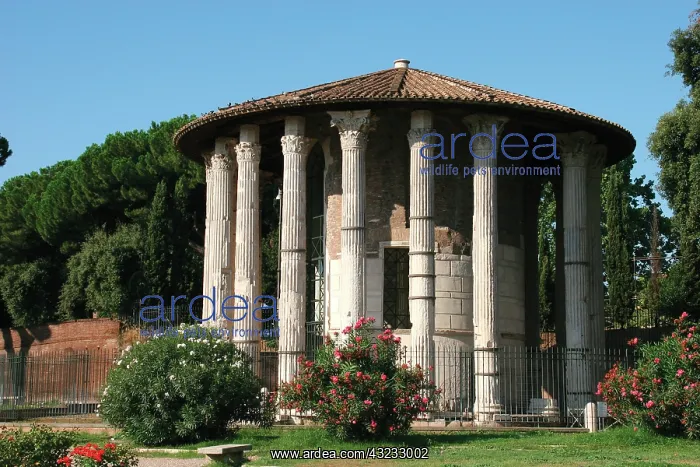 : Italy. Rome. The circular temple of Hercules : Italy. Rome. The circular temple of Hercules