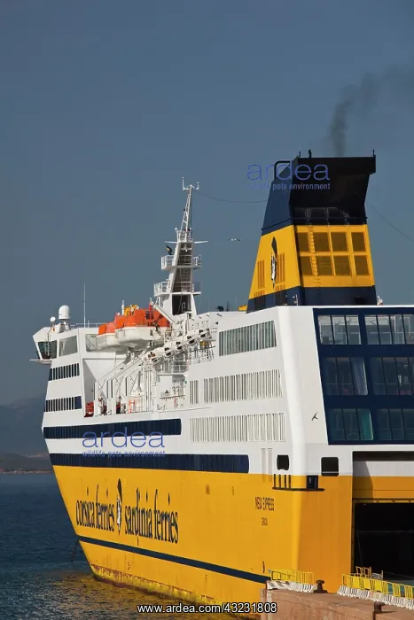 : Italy, Sardinia, Golfo Aranci. Island ferry : Italy, Sardinia, Golfo Aranci. Island ferry
