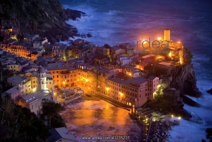 : Italy, Vernazza, Cinque Terra. Overview : Italy, Vernazza, Cinque Terra. Overview