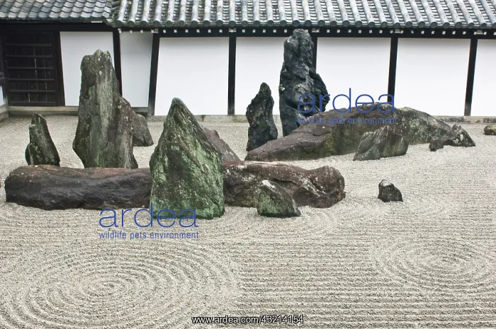 : Japan, Kyoto, Tofukuji Temple, Rock Garden : Japan, Kyoto, Tofukuji Temple, Rock Garden