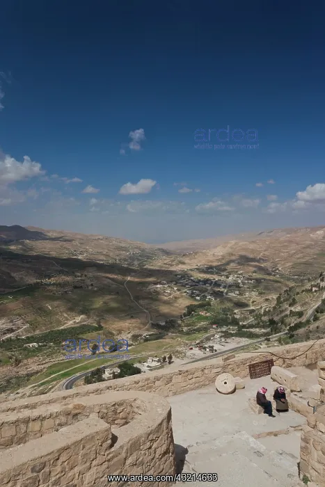 : Jordan, Kings HIghway, Karak, view from : Jordan, Kings HIghway, Karak, view from