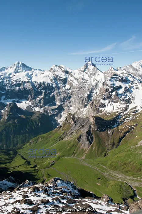  : Jungfrau Region, Switzerland. Jungfrau massif