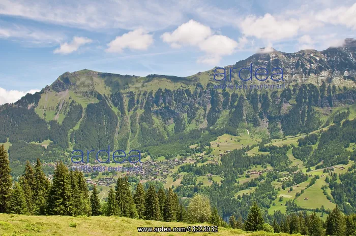 : Jungfrau Region, Switzerland. Wengen from : Jungfrau Region, Switzerland. Wengen from