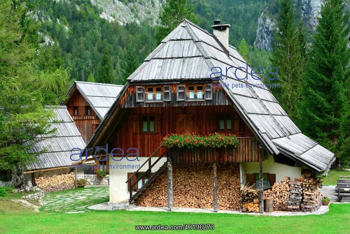 : Just before the Vrsic Pass, the Inn Kekceva Domacija : Just before the Vrsic Pass, the Inn Kekceva Domacija