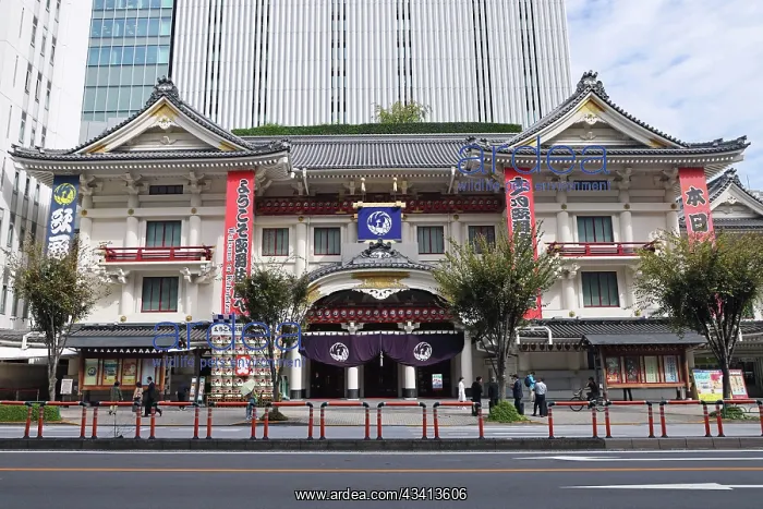  : Kabukiza Kabuki Theatre in Ginza, Tokyo, Japan