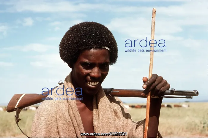 : Karayou Galla (Damakil) Man - with gun : Karayou Galla (Damakil) Man - with gun