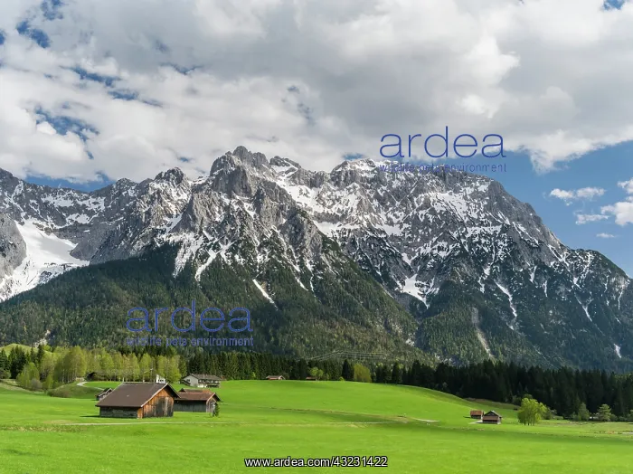 : The Karwendel Mountain Range near Mittenwald : The Karwendel Mountain Range near Mittenwald
