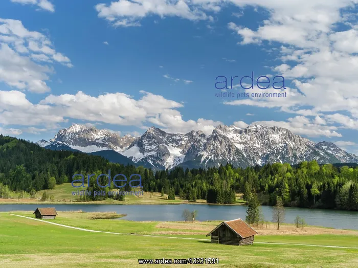 : The Karwendel Mountain Range near Mittenwald : The Karwendel Mountain Range near Mittenwald