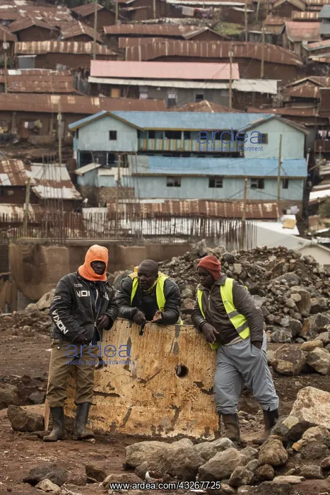 : Kibera, one of Africa's largest slums, near Nairobi : Kibera, one of Africa's largest slums, near Nairobi