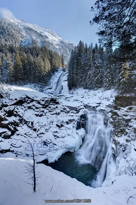: The Krimml waterfalls in the National Park : The Krimml waterfalls in the National Park