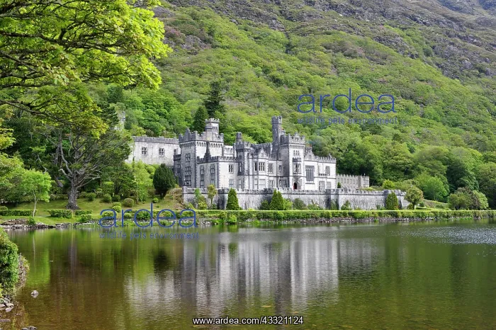: Kylemore Abbey, Connemara, County Galway, Ireland : Kylemore Abbey, Connemara, County Galway, Ireland