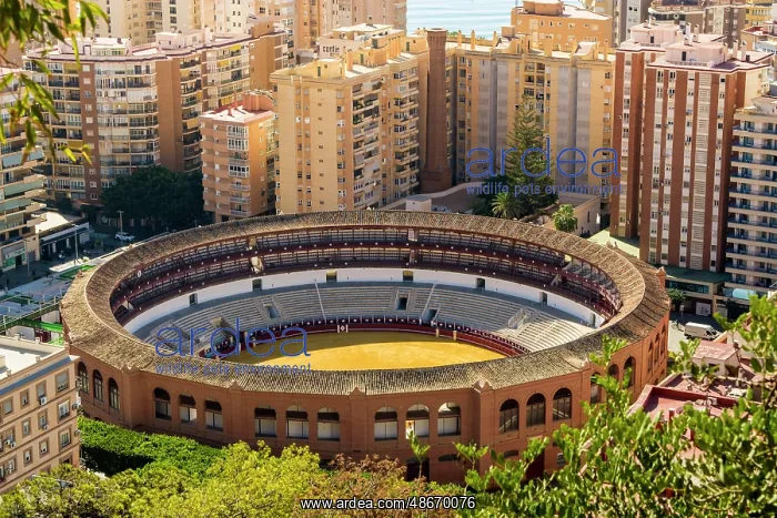 : La Malagueta bullring in Plaza de Toros, Malaga, Spain : La Malagueta bullring in Plaza de Toros, Malaga, Spain