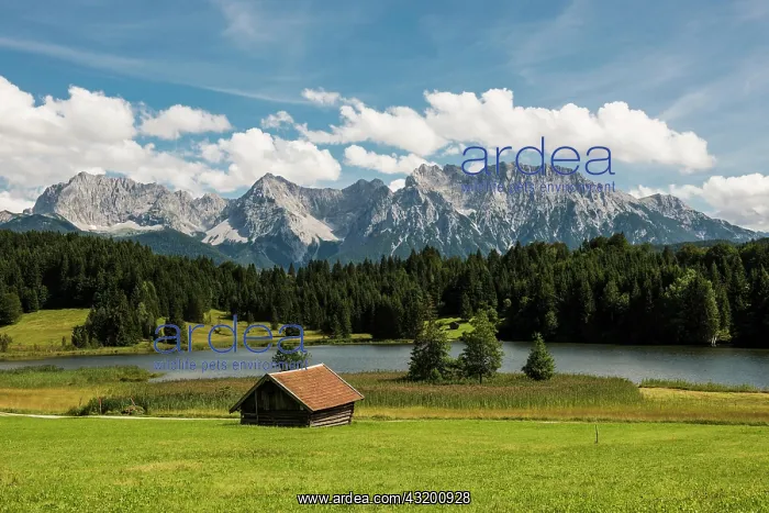 : Lake Geroldsee, near Mittenwald, Karwendel, Alps : Lake Geroldsee, near Mittenwald, Karwendel, Alps