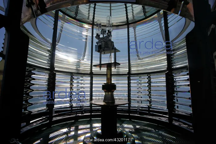 : Lamp in the tower, Yaquina Head Lighthouse, Oregon : Lamp in the tower, Yaquina Head Lighthouse, Oregon