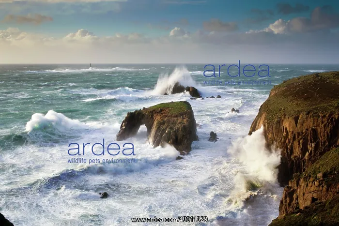 : Land's End - cliffs and sea spray : Land's End - cliffs and sea spray