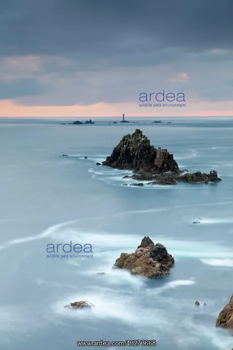 : Land's End - seascape view looking to Armed Knight : Land's End - seascape view looking to Armed Knight