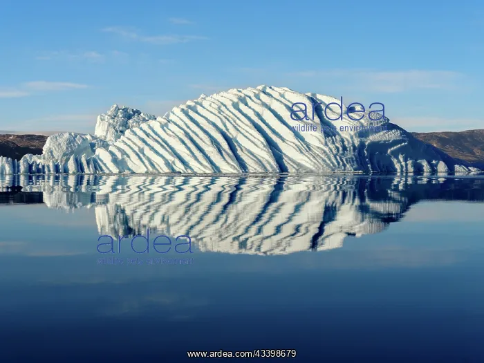 : Landscape with icebergs in the Sermilik (Sermiligaaq) : Landscape with icebergs in the Sermilik (Sermiligaaq)