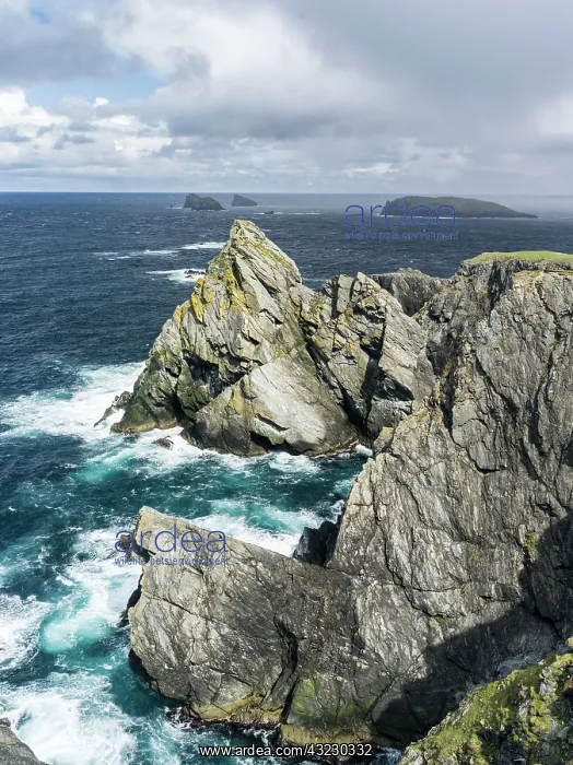 : Landscape in North Roe, the stormy peninsula : Landscape in North Roe, the stormy peninsula
