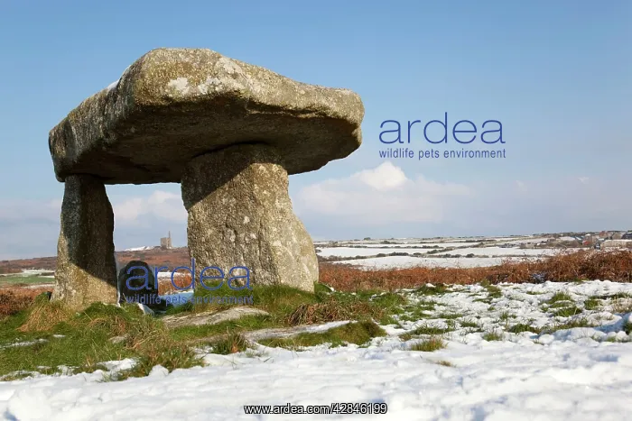: Lanyon Quoit - Ding Dong mine beyond : Lanyon Quoit - Ding Dong mine beyond