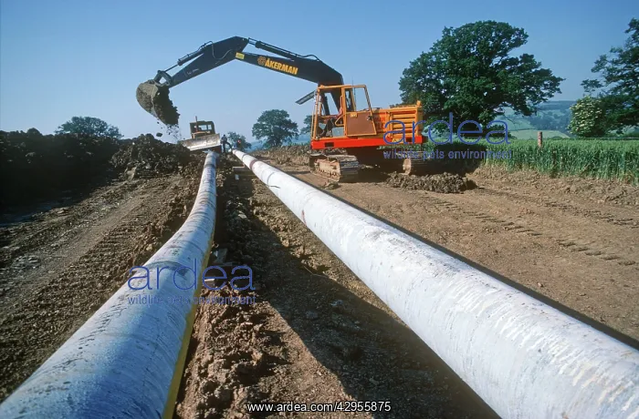 : Laying natural gas pipeline in AONB : Laying natural gas pipeline in AONB