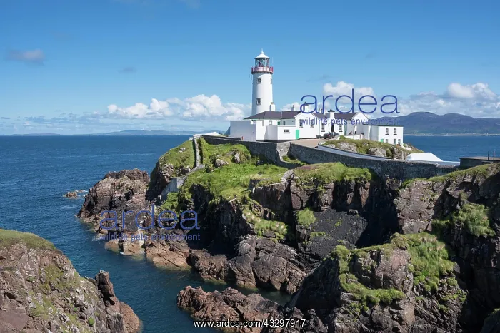: Lighthouse at Fanad Head, County Donegal, Ireland : Lighthouse at Fanad Head, County Donegal, Ireland