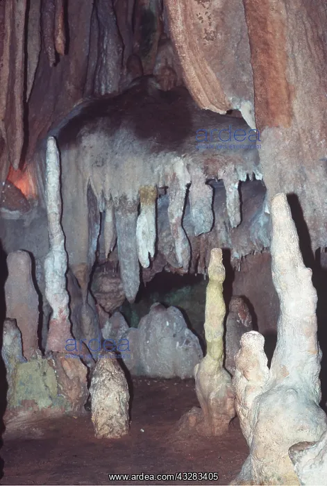 : LIMESTONE CAVE - Stalagmites and stalactites : LIMESTONE CAVE - Stalagmites and stalactites