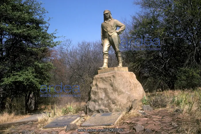 : Livingstone Memorial at Victoria Falls - now called : Livingstone Memorial at Victoria Falls - now called