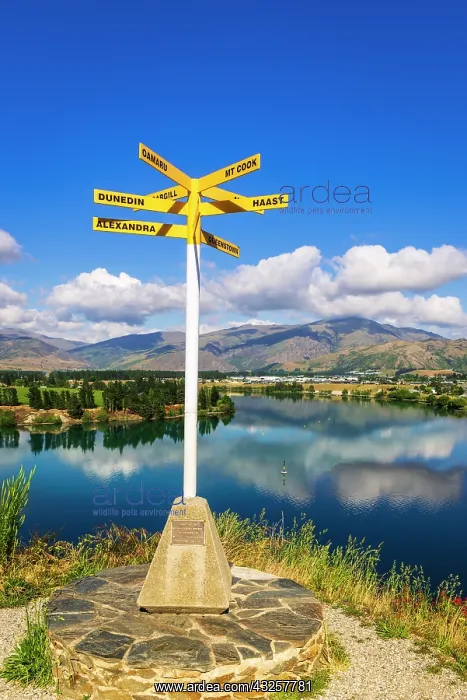  : Location sign at the Bruce Jackson Lookout, Cromwell