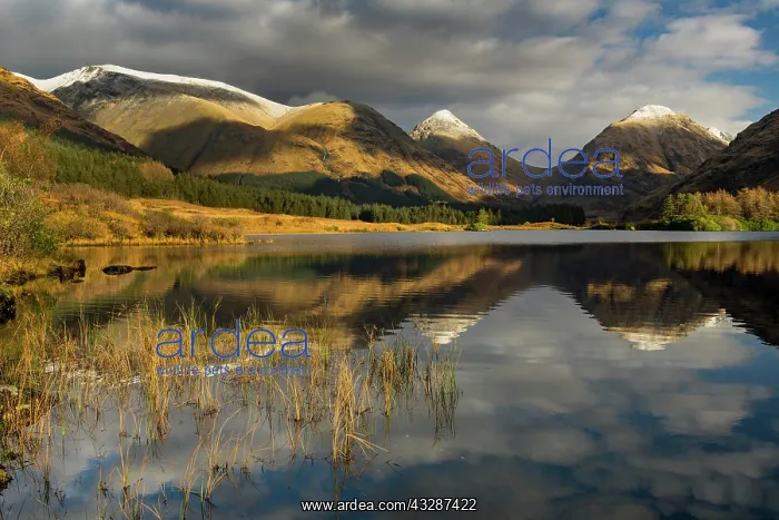 : Loch Urr with reflection of Stob Coire and Stob : Loch Urr with reflection of Stob Coire and Stob