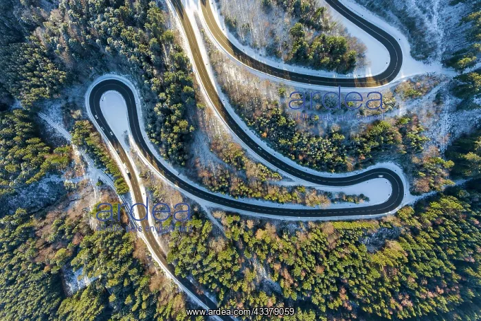 : Lochenpass, winding pass road from Weilstetten to : Lochenpass, winding pass road from Weilstetten to