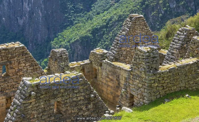 : Lost City, details of ancient Inca buildings, Machu Picchu : Lost City, details of ancient Inca buildings, Machu Picchu