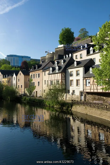 : Luxembourg, Luxembourg City. Grund lower : Luxembourg, Luxembourg City. Grund lower