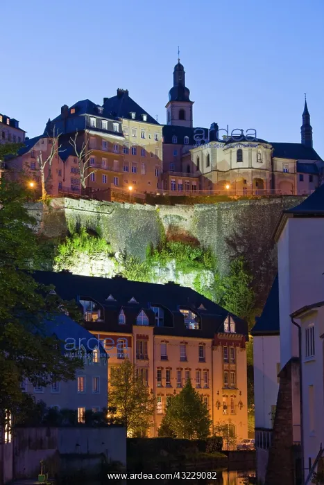: Luxembourg, Luxembourg City. Grund lower : Luxembourg, Luxembourg City. Grund lower