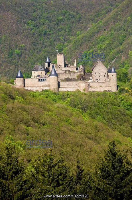 : Luxembourg, Sure River Valley. Bourscheid : Luxembourg, Sure River Valley. Bourscheid