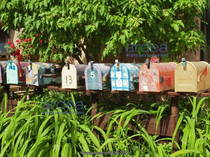 : Mailboxes. Santa Fe - New Mexico - USA