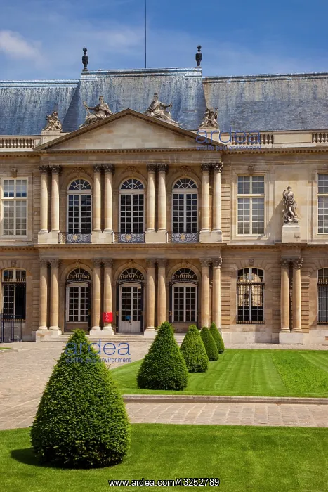 : Main entry to Hotel de Soubise, now the : Main entry to Hotel de Soubise, now the