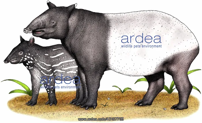 : Malayan Tapir : Malayan Tapir