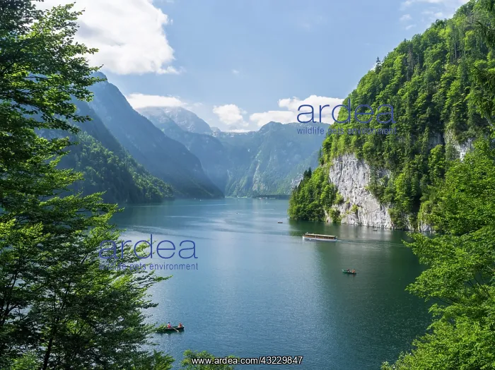 : Malerwinkel (Painters Corner) at lake Koenigssee : Malerwinkel (Painters Corner) at lake Koenigssee