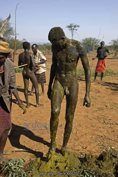  : Man during the Pokot Sapana Ceremony Kenya