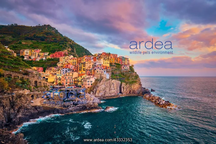 : Manarola village, popular European Italian tourist : Manarola village, popular European Italian tourist