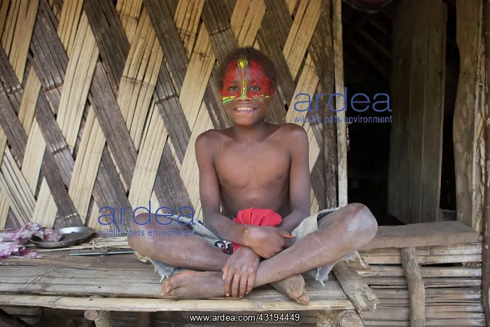 : Mangao, 8 years old, the future chieftain of his : Mangao, 8 years old, the future chieftain of his