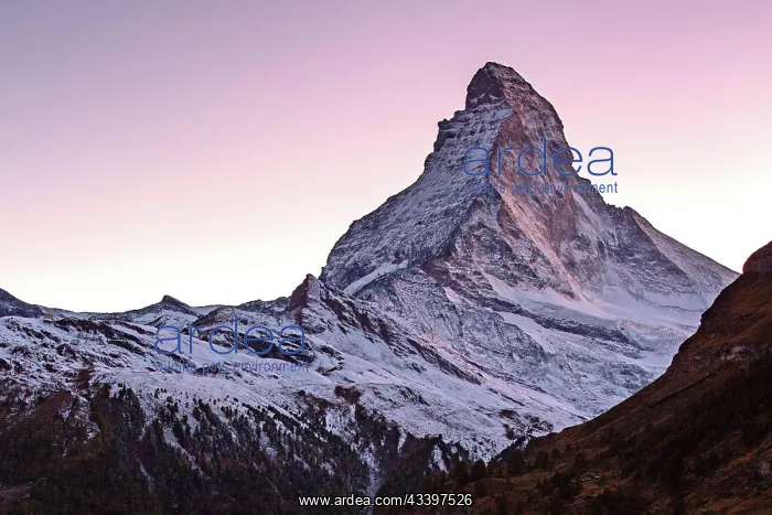 : Matterhorn mountain snow peak, Swiss Alps, Zermatt : Matterhorn mountain snow peak, Swiss Alps, Zermatt