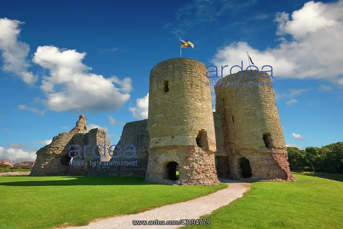 : Medieval Rhuddlan Castle, built in 1277 for Edward : Medieval Rhuddlan Castle, built in 1277 for Edward