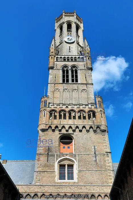 : The medievel Belfry Tower, Bruges, Belgium : The medievel Belfry Tower, Bruges, Belgium
